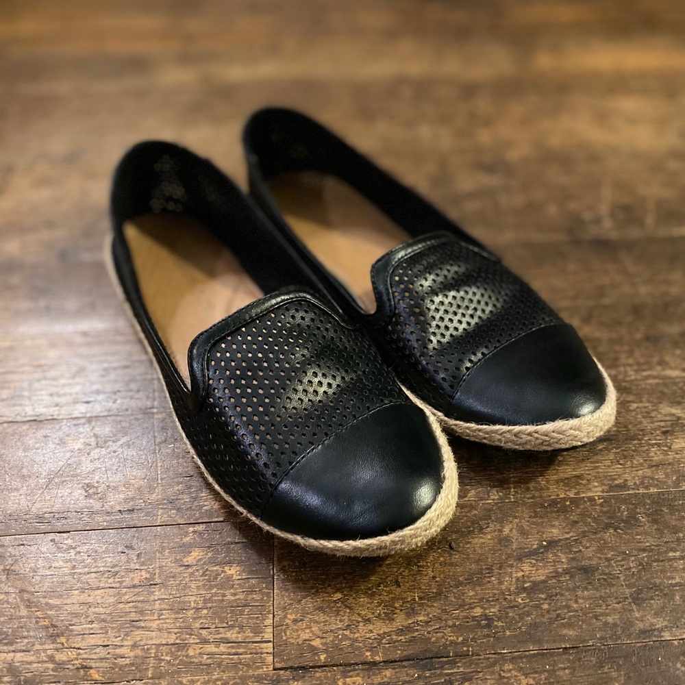 Madden Girl perforated slip ons
